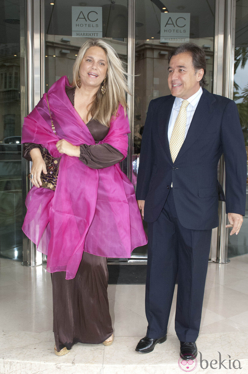 Isabel Sartorius en la boda de Álvaro Fuster y Beatriz Mira
