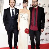 Diego Martín, Leticia Dolera y Paco Plaza en el estreno de 'REC 3: Génesis'