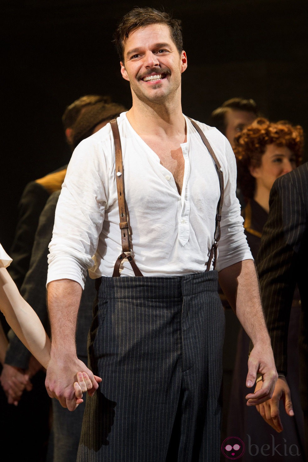 Ricky Martin en el estreno de 'Evita' en Nueva York