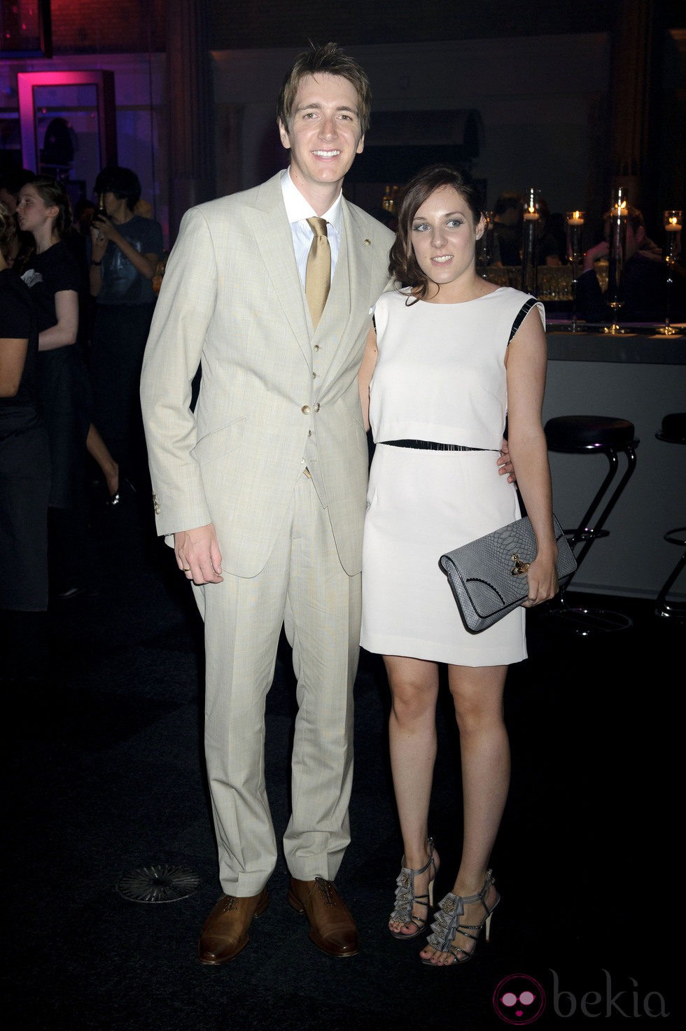 Oliver Phelps en la fiesta posterior al estreno de Harry Potter en Londres