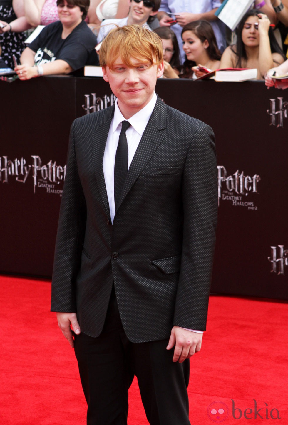Rupert Grint en la premiére neoyorkina de 'Harry Potter y las reliquias de la muerte: Parte 2'