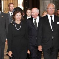 Los Reyes de Suecia en el funeral de Otto de Habsburgo