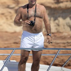 Joan Laporta durante sus vacaciones en Formentera