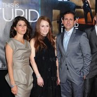 Marisa Tomei, Julianne Moore, Steve Carell, Ryan Gosling y Emma Stone en el estreno de 'Crazy, Stupid, Love'