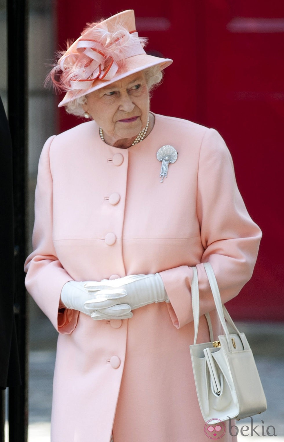 La Reina Isabel II en la boda de Zara Phillips