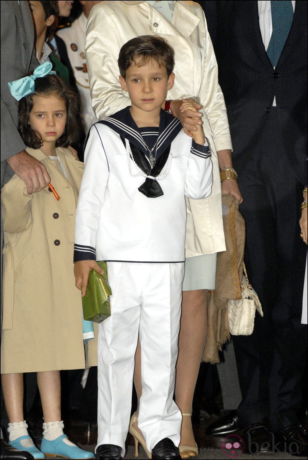 Felipe de Marichalar el día de su comunión
