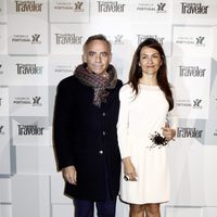 Joaquín Torres y Mercedes Rodríguez en la presentación de la revista Conde Nast Traveller Portugal