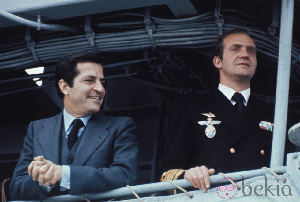 Adolfo Suárez y el Rey Don Juan Carlos