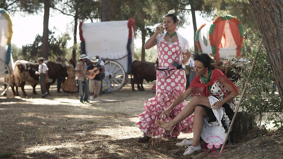 Patricia Vico en una de las escenas de la tv movie 'Carmina'