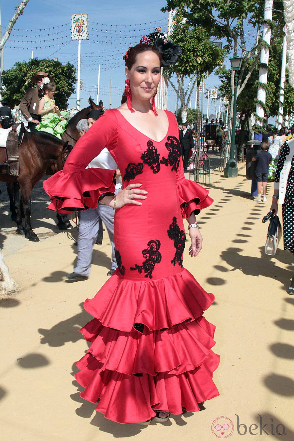 Chayo Mohedano en la Feria de Abril de Sevilla 2012