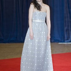 Zooey Deschanel en la cena de corresponsales en Washington