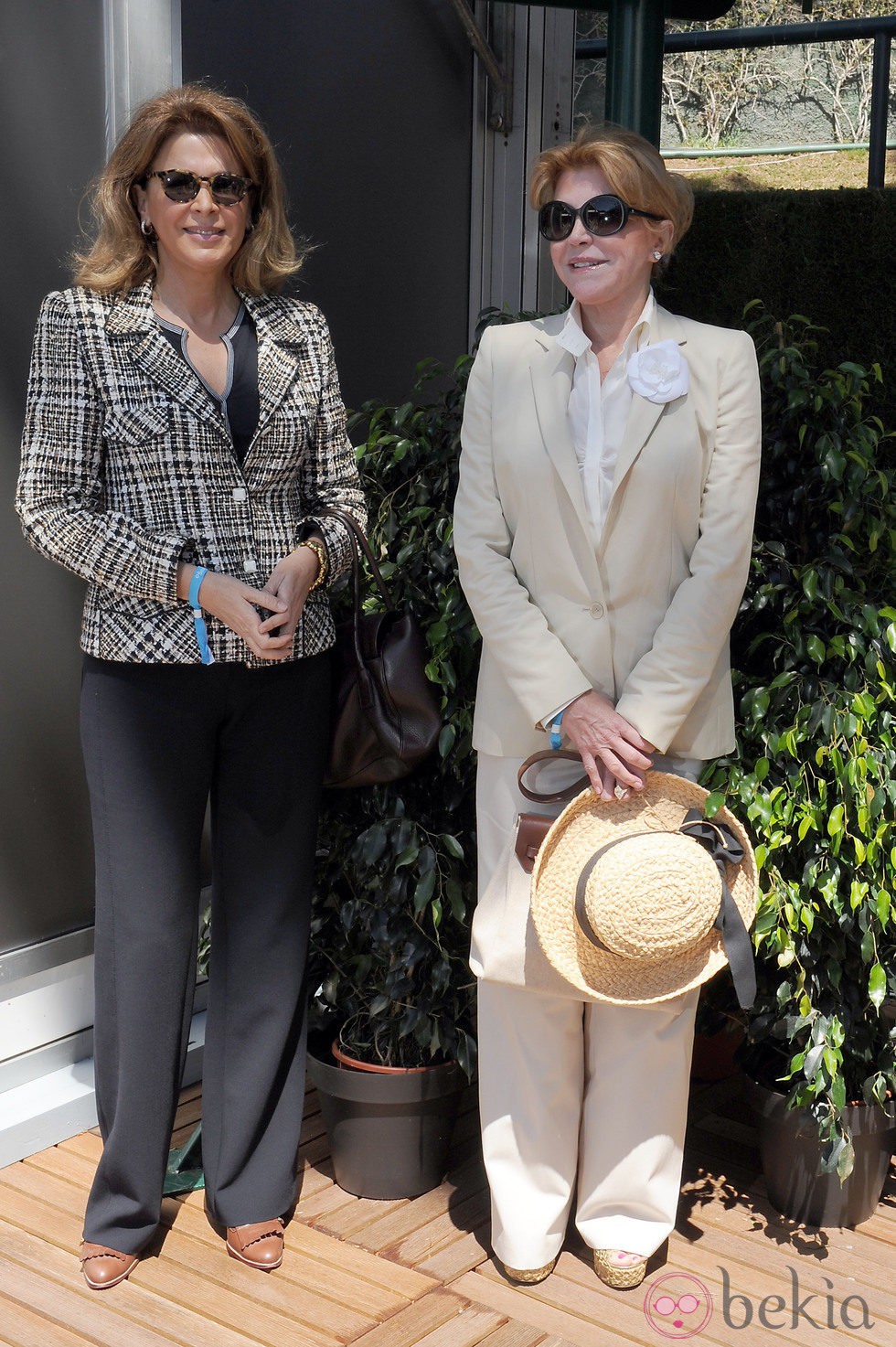La baronesa Thyssen, Tita Cervera, en el Torneo Conde de Godó 2012