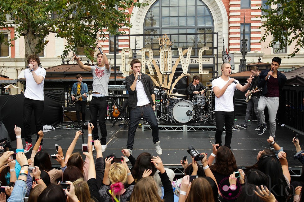 The Wanted en concierto en The Grove en Los Ángeles
