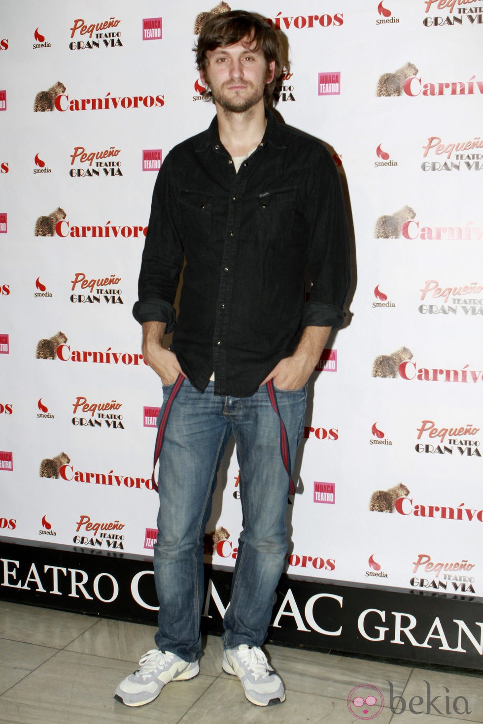 Raúl Arévalo en el estreno de 'Carnívoros'