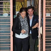 Magdalena de Suecia y Chris O'Neill a la salida de un restaurante en Nueva York