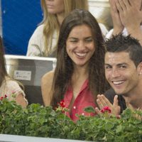 Irina Shayk y Cristiano Ronaldo en el Masters 1000 de Madrid 2012