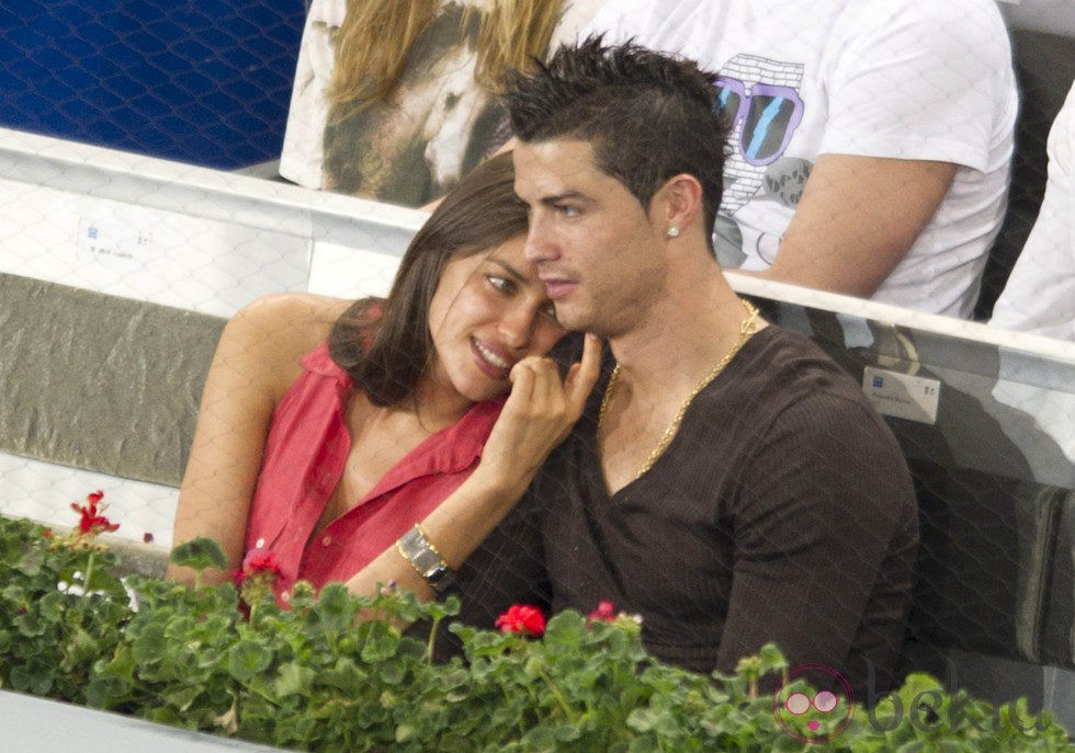 Cristiano Ronaldo e Irina Shayk, una pareja de enamorados en el tenis