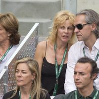 Belén Rueda y su novio en el Masters Open de tenis 2012