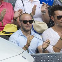 Jesús Vázquez y Roberto Cortés en la final del Masters de Tenis de Madrid 2012