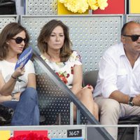 Ana Rosa Quintana, Juan Muñoz y Cristina Tárrega en la final del Masters de Madrid 2012