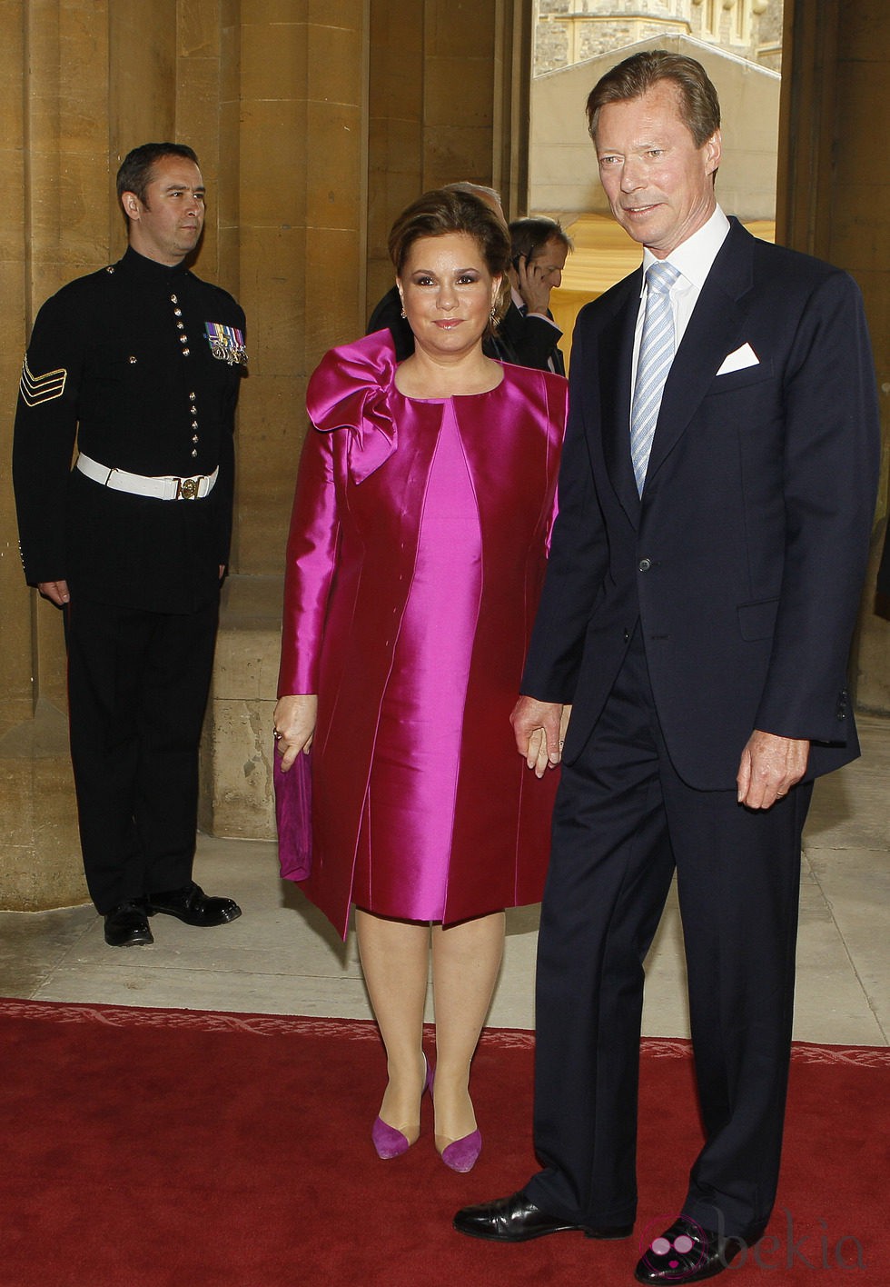 Los Grandes Duques de Luxemburgo en Windsor