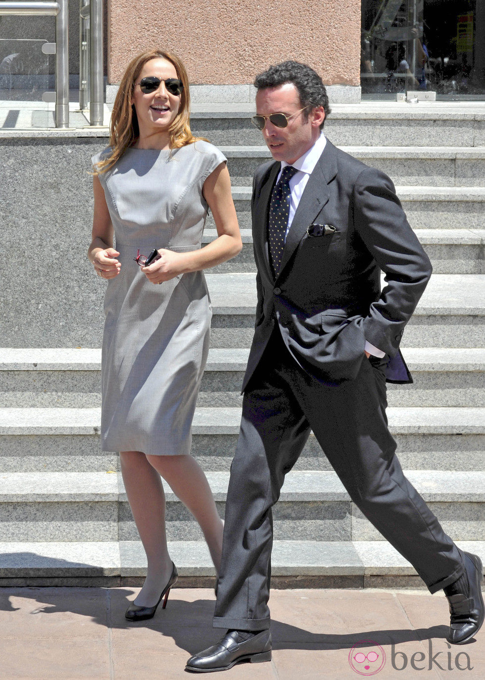 Sonsoles Suárez el día de su boda con Paulo Wilson