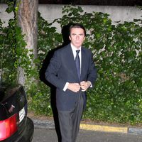 José María Aznar en el tanatorio de María Ángeles Sandoval, Pitina