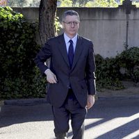 Alberto Ruiz Gallardón en el tanatorio de María Ángeles Sandoval, Pitina