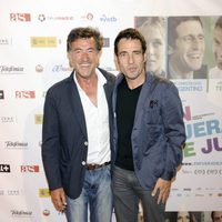 Francis Lorenzo en el estreno de la película 'En fuera de juego'