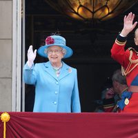 Isabel II y el Duque de Edimburgo en el 83 cumpleaños de la Reina