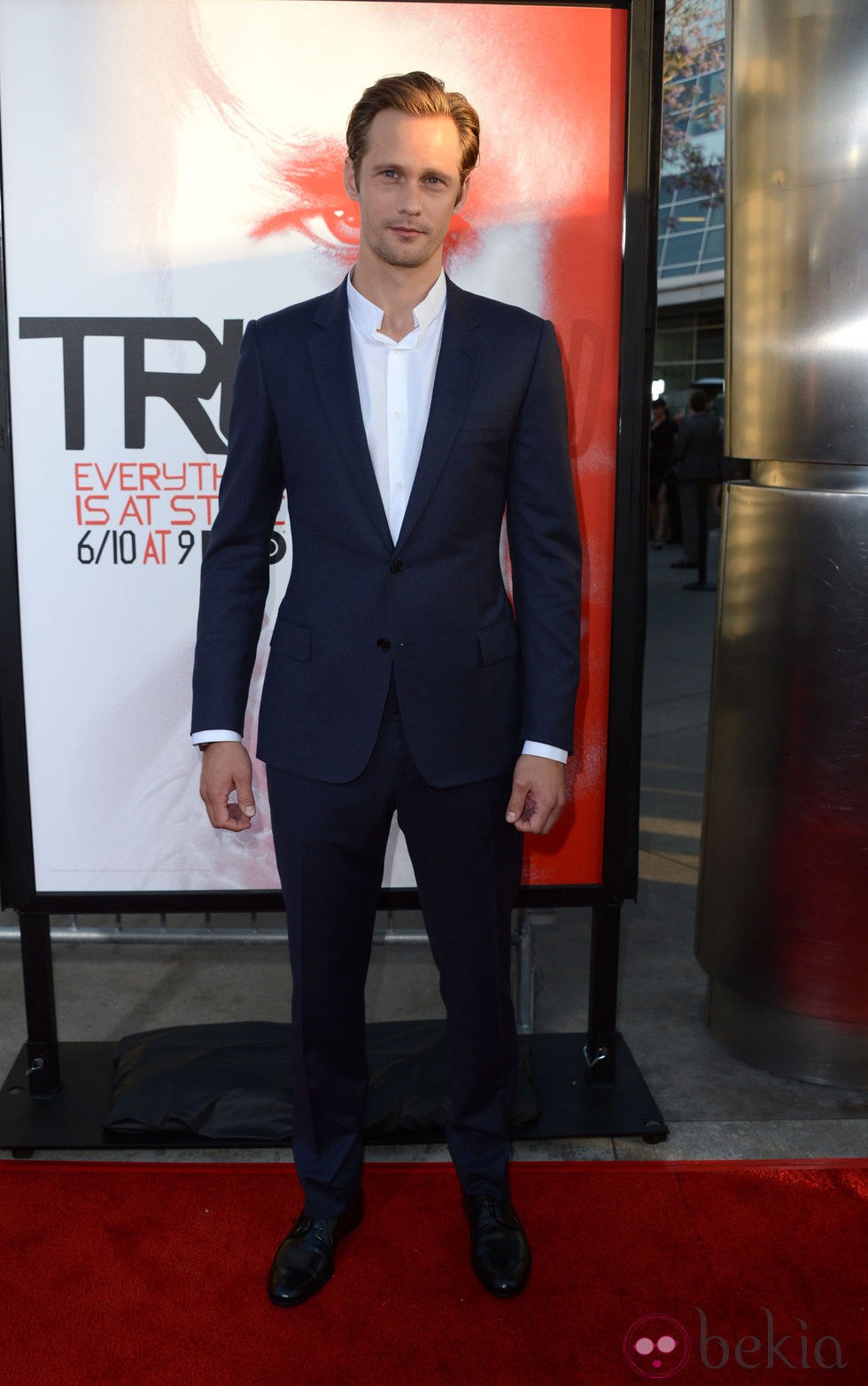 Alexander Skarsgard en la presentacion de la quinta temporada de 'True Blood'