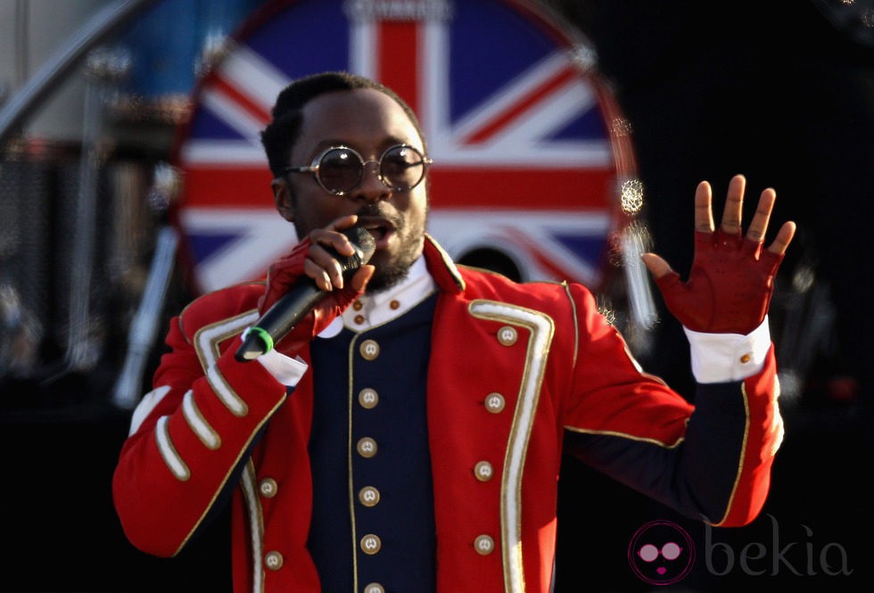 Will.i.am en el concierto del Jubileo de Diamante de la Reina Isabel II