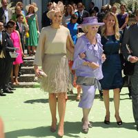 La Reina Beatriz, la Princesa Mabel y Guillermo y Máxima de Holanda en la boda de María Carolina de Borbón-Parma