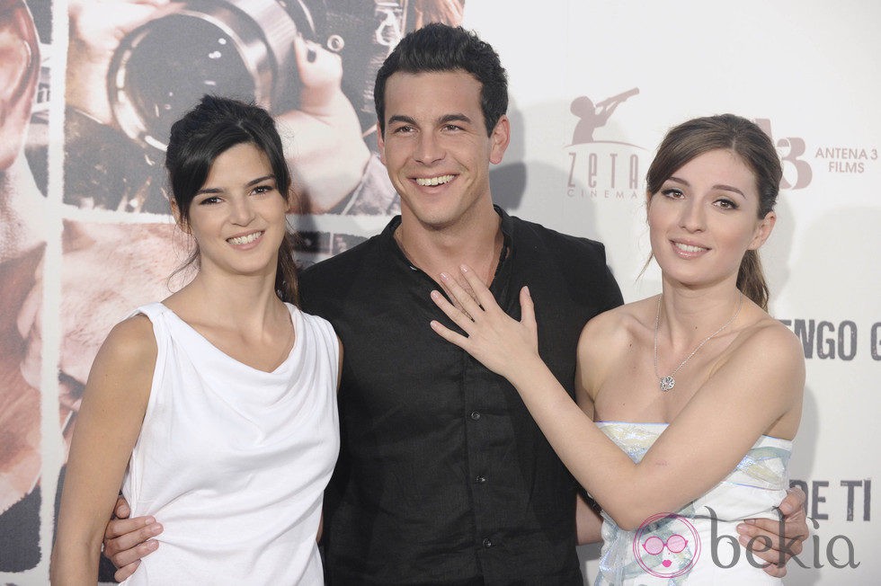 Clara Lago, Mario Casas y María Valverde en la presentación de 'Tengo ganas de ti'