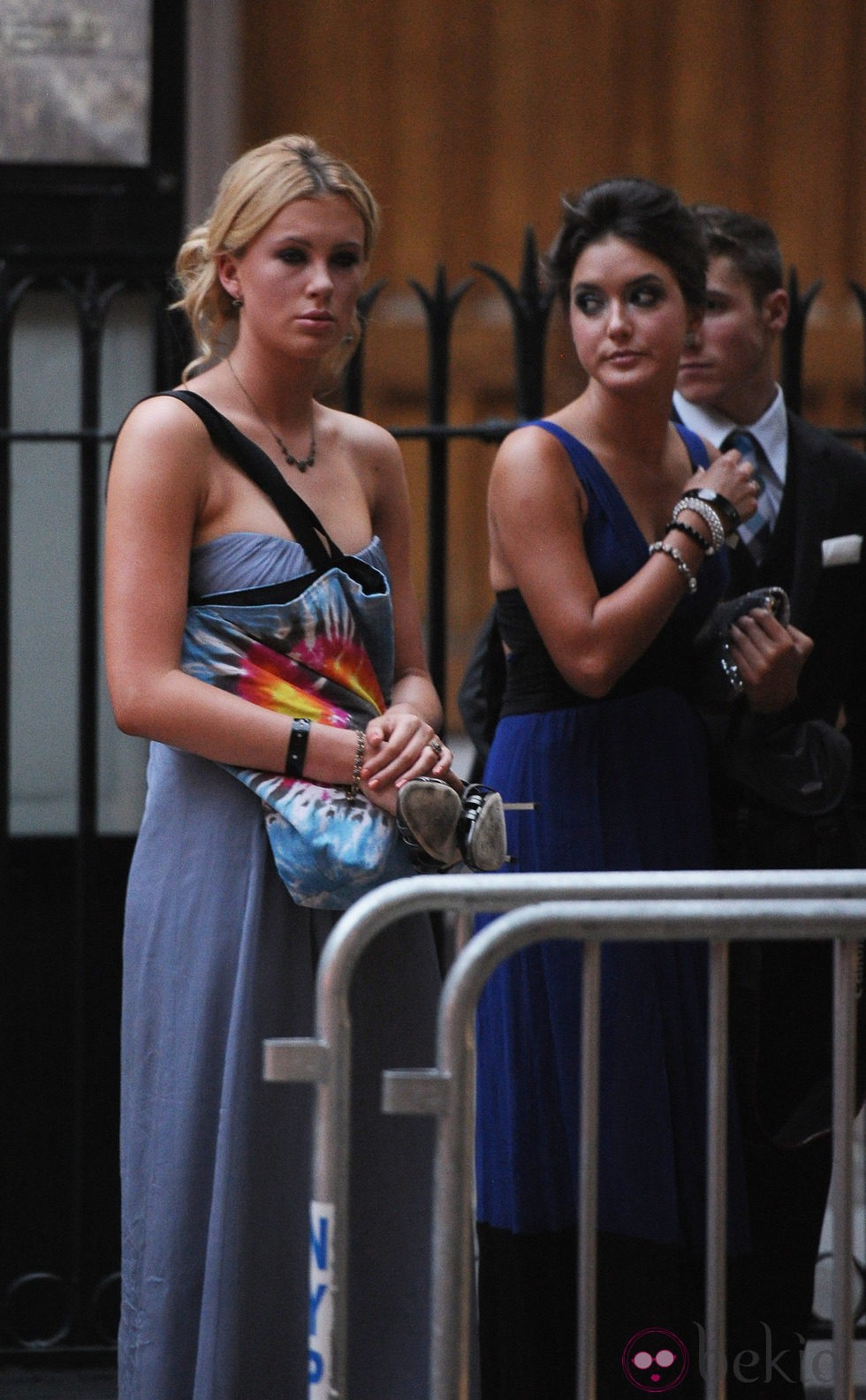 Ireland Baldwin en la boda de su padre, Alec Baldwin