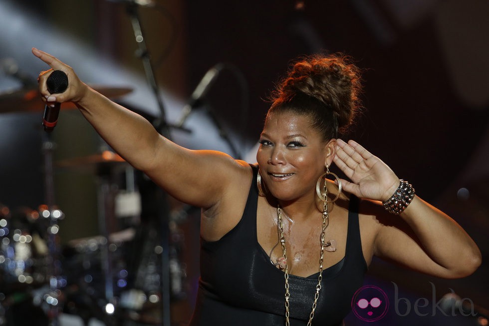 Queen Latifah en un concierto con motivo del Día de la Independencia