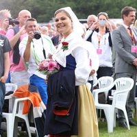 Victoria de Suecia en la celebración de su 35 cumpleaños