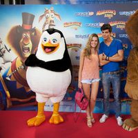 Javier de Miguel y Miriam Pérez en el estreno de 'Madagascar 3' en Madrid