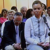 María José Campanario declarando por el 'caso Karlos'
