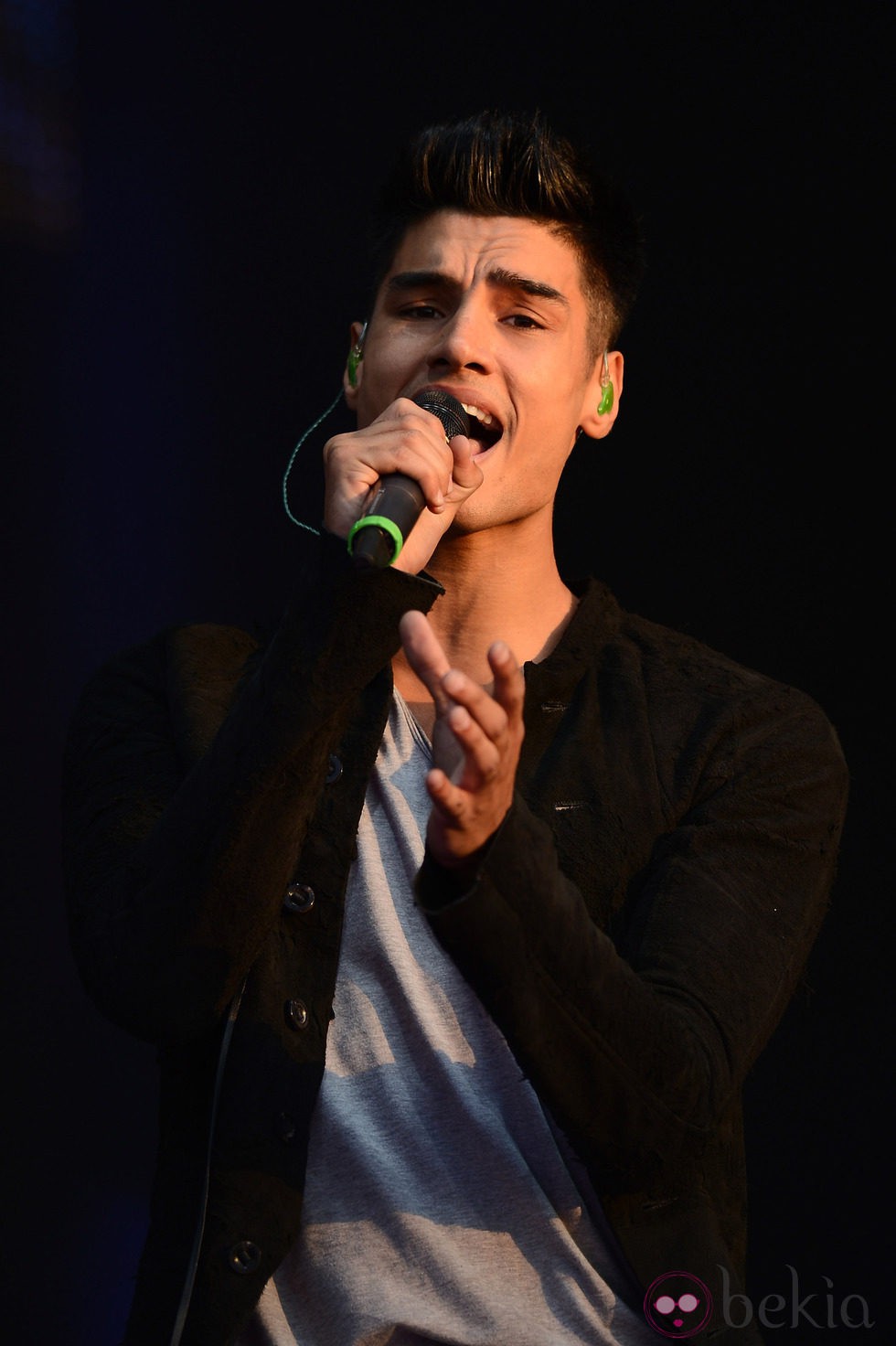 Siva Kaneswaran de 'The Wanted' en el concierto celebrado en Hyde Park con motivo de los JJ.OO de Londres 2012