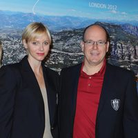 Alberto y Charlene de Mónaco en Londres 2012