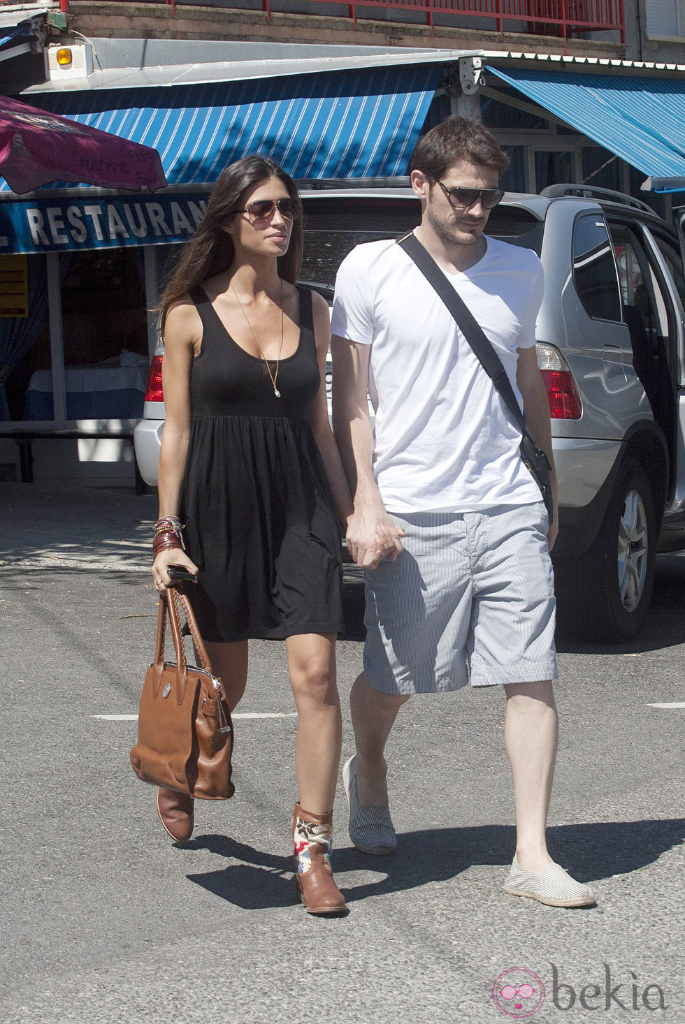 Iker Casillas y Sara Carbonero, en Navalacruz durante sus vacaciones de verano