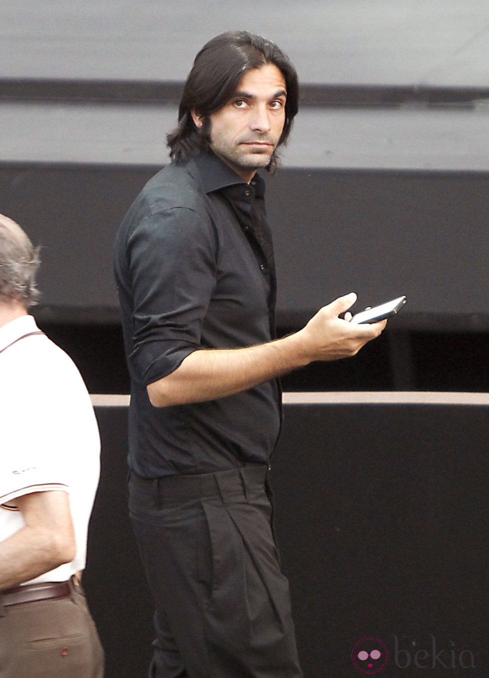 Javier Conde en el concierto de Estrella Morente en Madrid