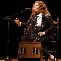 Estrella Morente en el concierto que ofreció en Madrid
