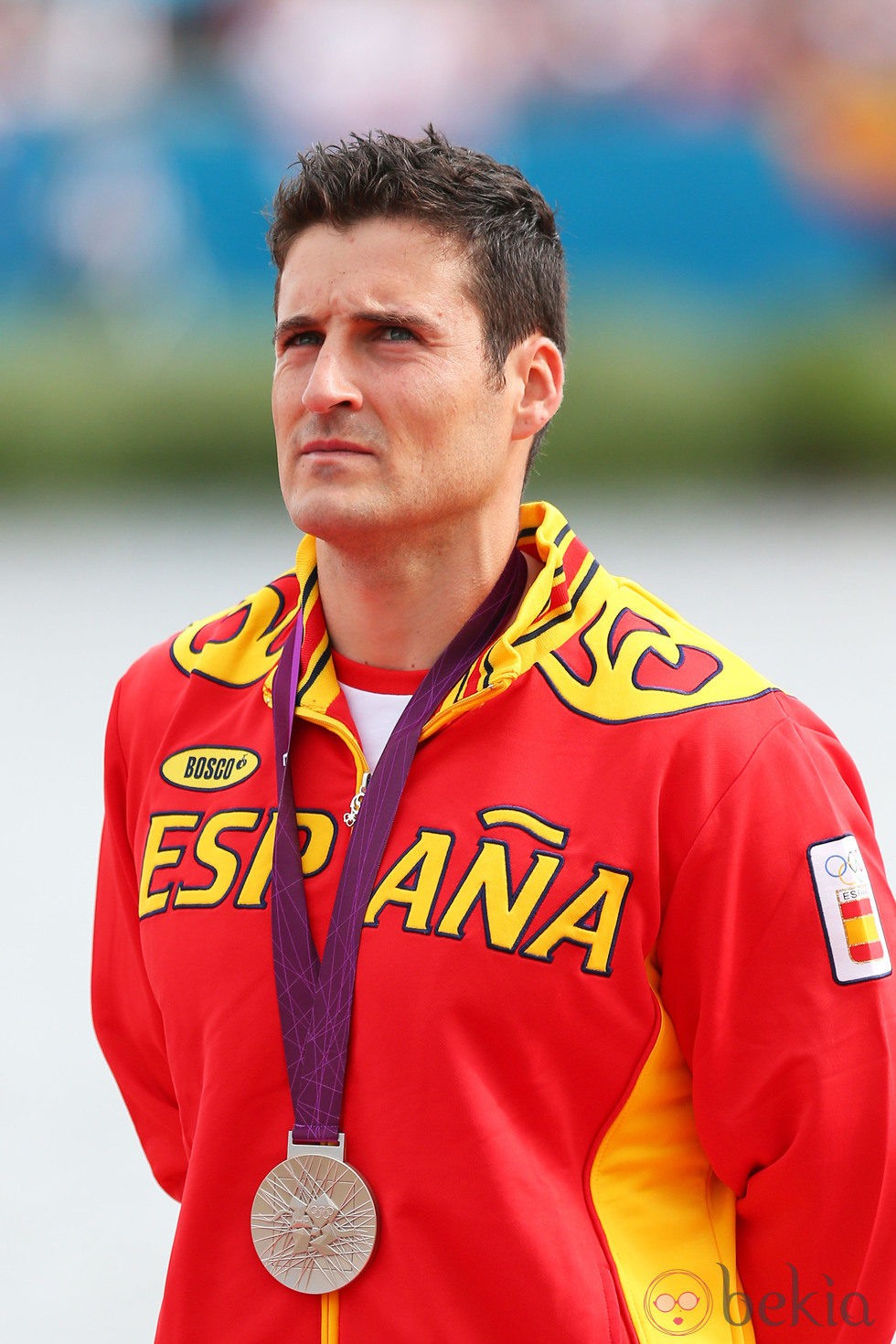 David Cal tras ganar la medalla de plata en los Juegos Olímpicos de Londres 2012