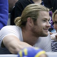 Elsa Pataky y Chris Hemsworth comparten confidencias en las gradas de Londres 2012