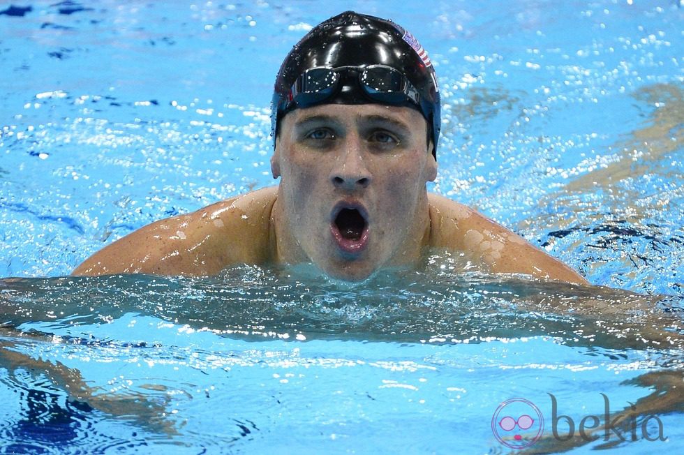 Ryan Lochte en la piscina