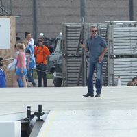 George Michael durante el ensayo de la ceremonia de clausura de los Juegos Olímpicos de Londres 2012