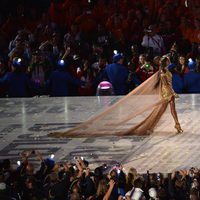 Naomi Campbell en la gala de clausura de los Juegos Olímpicos