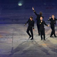 Take That en la clausura de los Juegos Olímpicos
